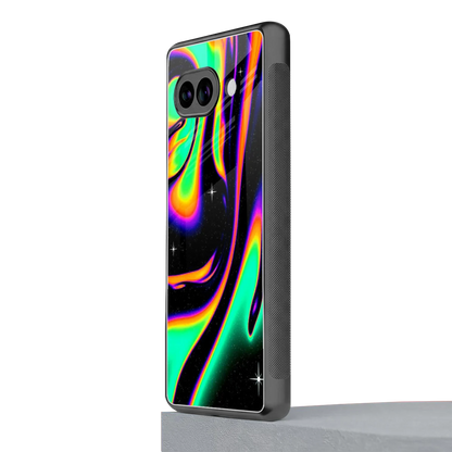 Cosmic Mirage google pixel 10a mobile cover | shockproof glass phone case