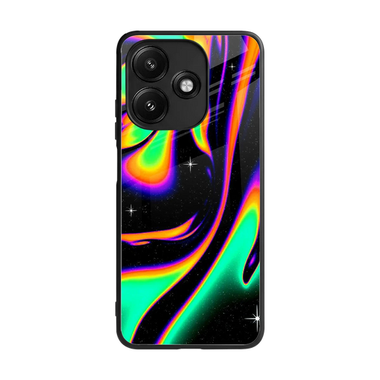 Cosmic Mirage back phone cover | glass case for redmi 12 5g
