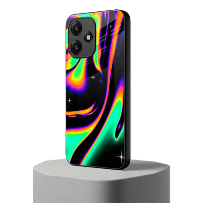 Cosmic Mirage redmi 12 5g mobile cover | shockproof glass phone case