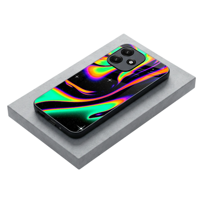 Cosmic Mirage stylish phone case for redmi 12 5g | glossy glass and slim fit