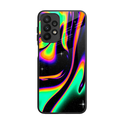 Cosmic Mirage back phone cover | glass case for samsung galaxy a23