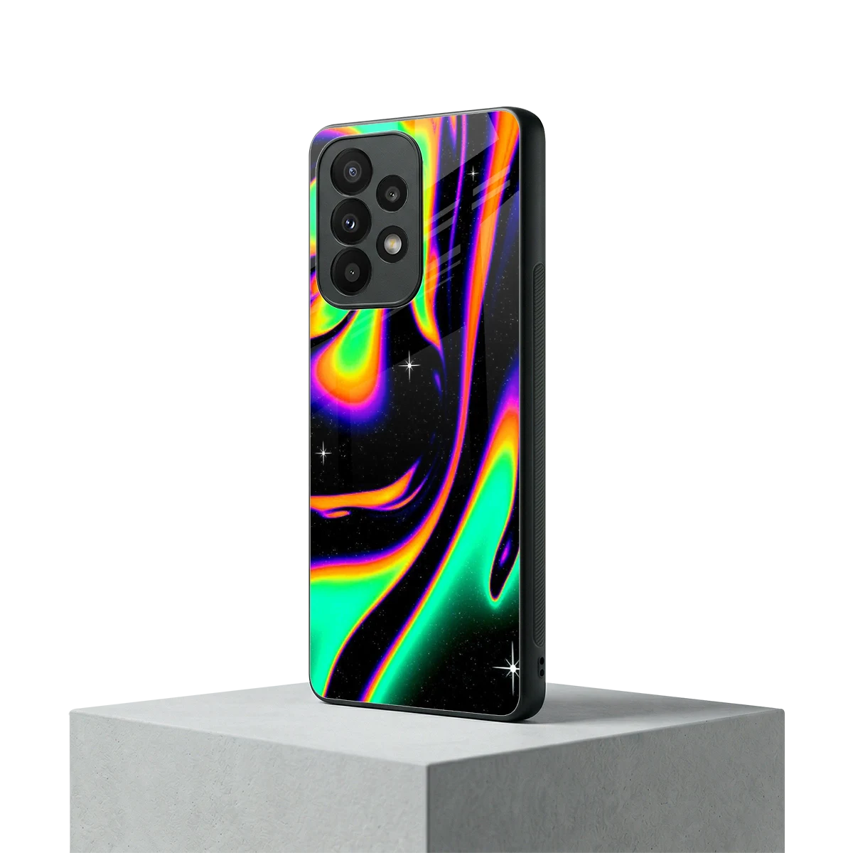Cosmic Mirage samsung galaxy a23 mobile cover | shockproof glass phone case