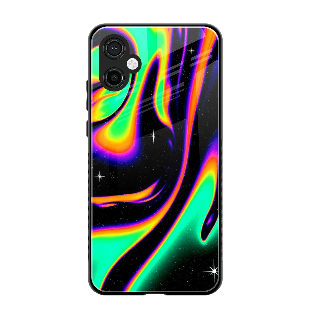 Cosmic Mirage back phone cover | glass case for samsung galaxy a06 5g