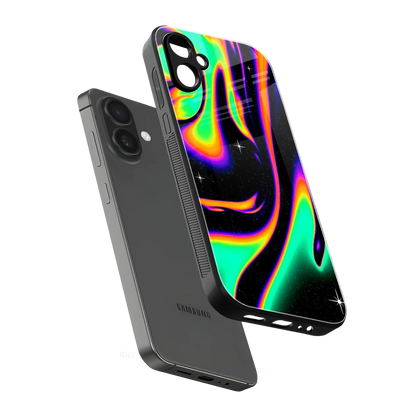Cosmic Mirage sleek samsung galaxy a06 5g cover with tempered glass back and TPU edges