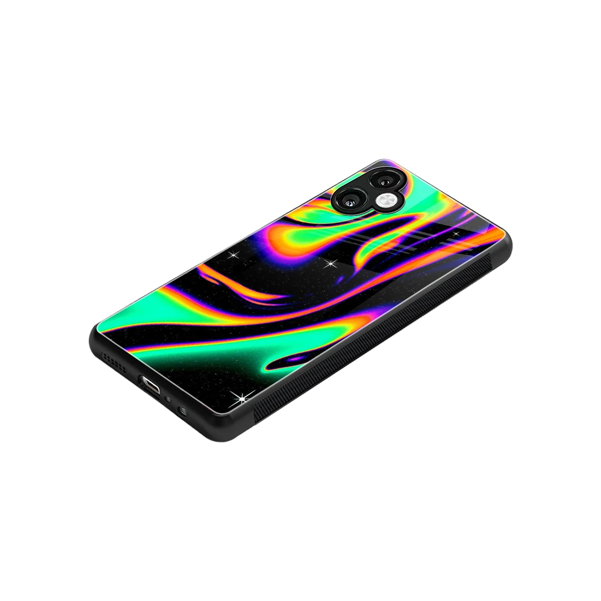 Cosmic Mirage stylish phone case for samsung galaxy a06 5g | glossy glass and slim fit