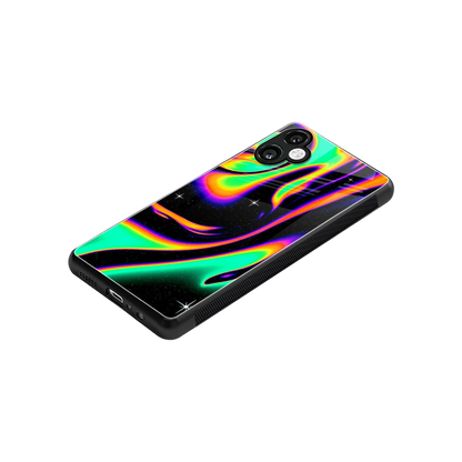 Cosmic Mirage stylish phone case for samsung galaxy a06 5g | glossy glass and slim fit