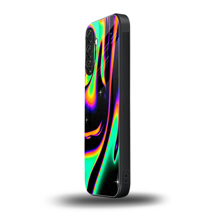 Cosmic Mirage samsung galaxy m35 5g mobile cover | shockproof glass phone case