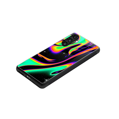 Cosmic Mirage stylish phone case for samsung galaxy m35 5g | glossy glass and slim fit
