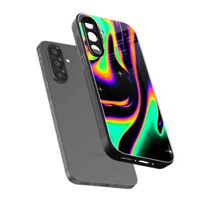 Cosmic Mirage sleek samsung galaxy a37 5g cover with tempered glass back and TPU edges