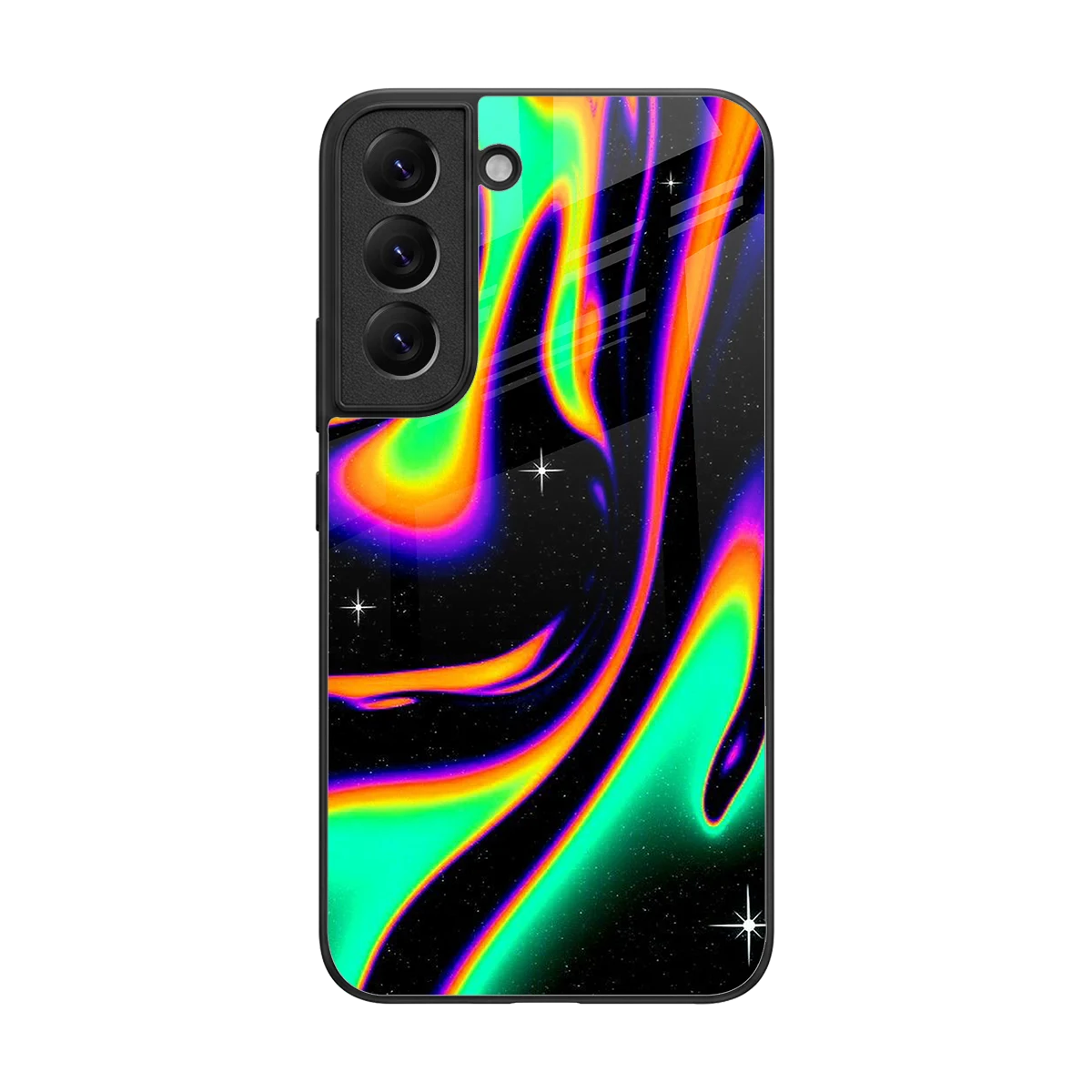 Cosmic Mirage back phone cover | glass case for samsung galaxy s22