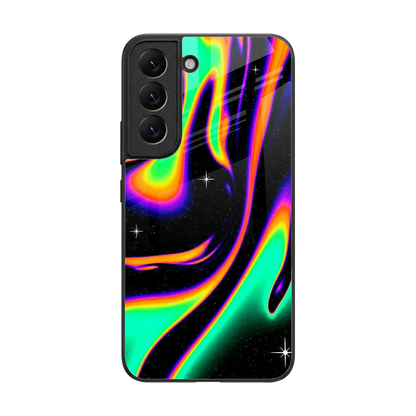 Cosmic Mirage back phone cover | glass case for samsung galaxy s22