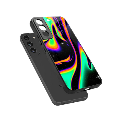 Cosmic Mirage sleek samsung galaxy s22 cover with tempered glass back and TPU edges