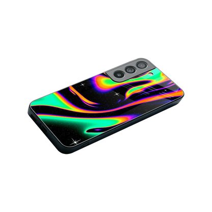Cosmic Mirage stylish phone case for samsung galaxy s22 | glossy glass and slim fit