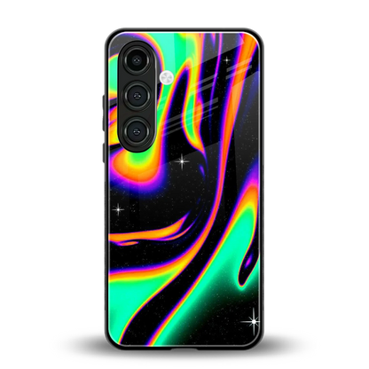 Cosmic Mirage back phone cover | glass case for samsung galaxy s23 fe