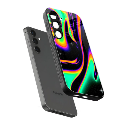 Cosmic Mirage sleek samsung galaxy s24 plus cover with tempered glass back and TPU edges