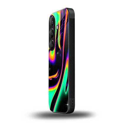 Cosmic Mirage samsung galaxy s25 mobile cover | shockproof glass phone case