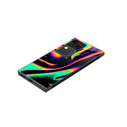 Cosmic Mirage stylish phone case for vivo v30 | glossy glass and slim fit