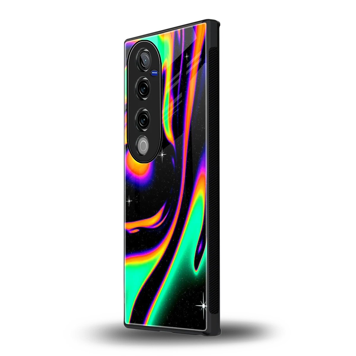 Cosmic Mirage vivo v40 pro mobile cover | shockproof glass phone case