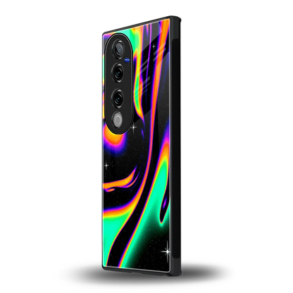 Cosmic Mirage vivo v40 pro mobile cover | shockproof glass phone case