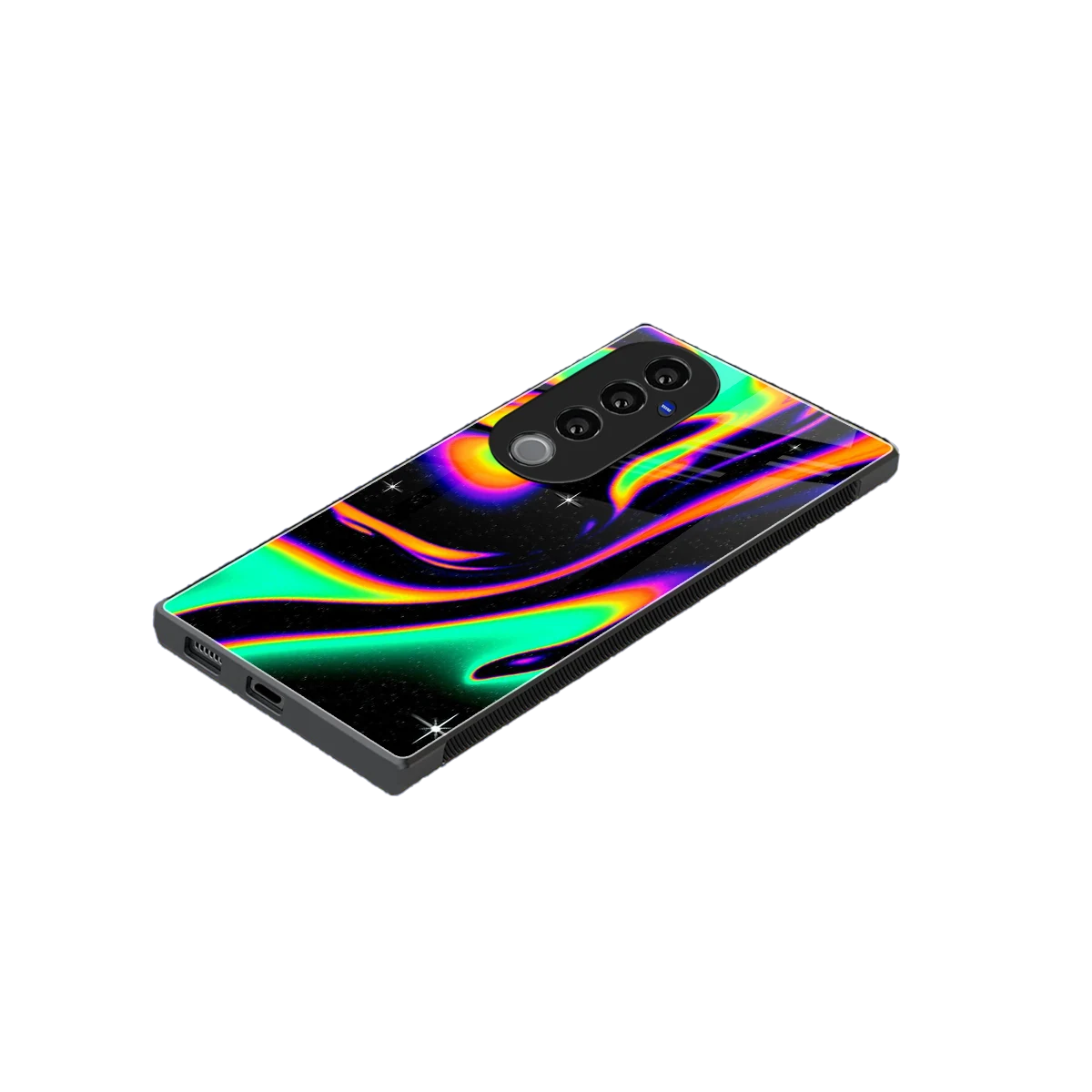 Cosmic Mirage stylish phone case for vivo v40 pro | glossy glass and slim fit