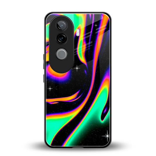 Cosmic Mirage back phone cover | glass case for vivo v40e
