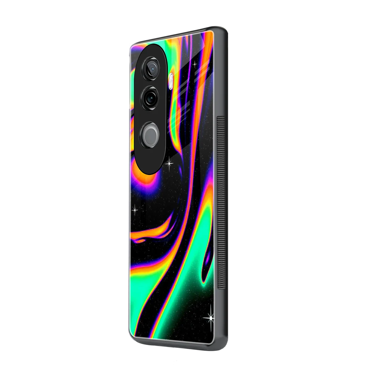 Cosmic Mirage vivo v40e mobile cover | shockproof glass phone case