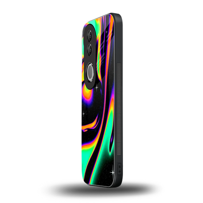 Cosmic Mirage vivo v50 mobile cover | shockproof glass phone case