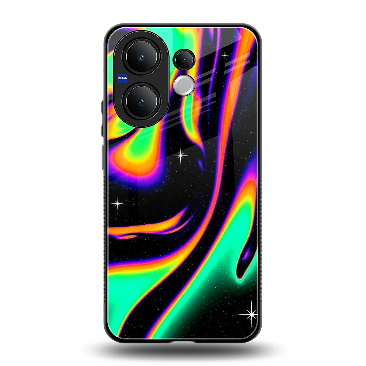 Cosmic Mirage back phone cover | glass case for vivo v60
