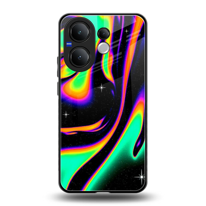 Cosmic Mirage back phone cover | glass case for vivo v60