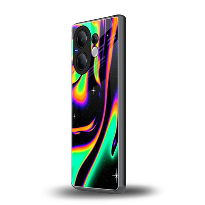Cosmic Mirage vivo v60 mobile cover | shockproof glass phone case