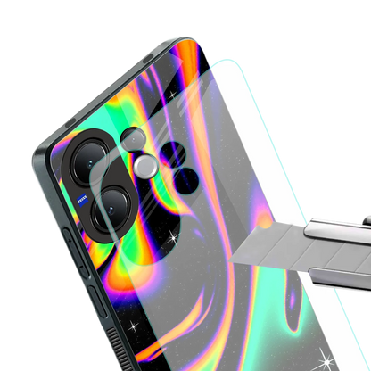 Cosmic Mirage stylish phone case for vivo v60 | glossy glass and slim fit