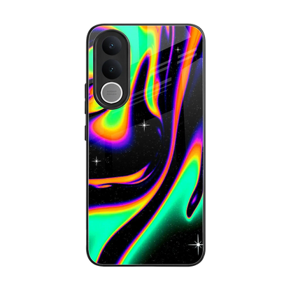 Cosmic Mirage back phone cover | glass case for vivo v70 fe
