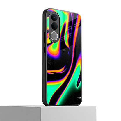 Cosmic Mirage vivo v70 fe mobile cover | shockproof glass phone case