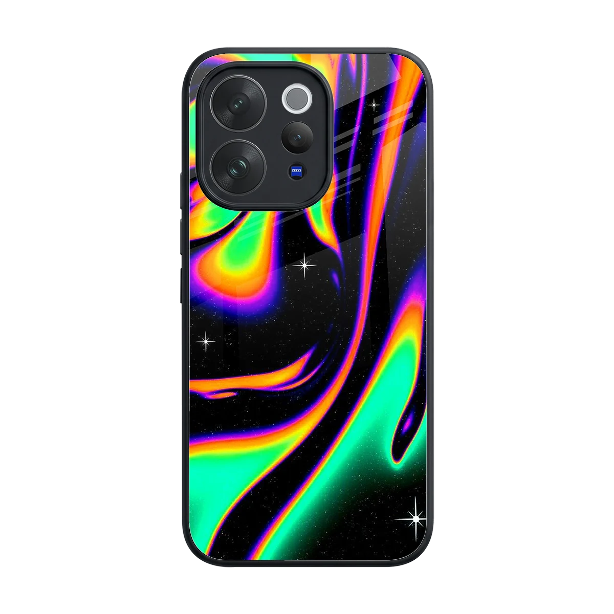 Cosmic Mirage back phone cover | glass case for vivo v70