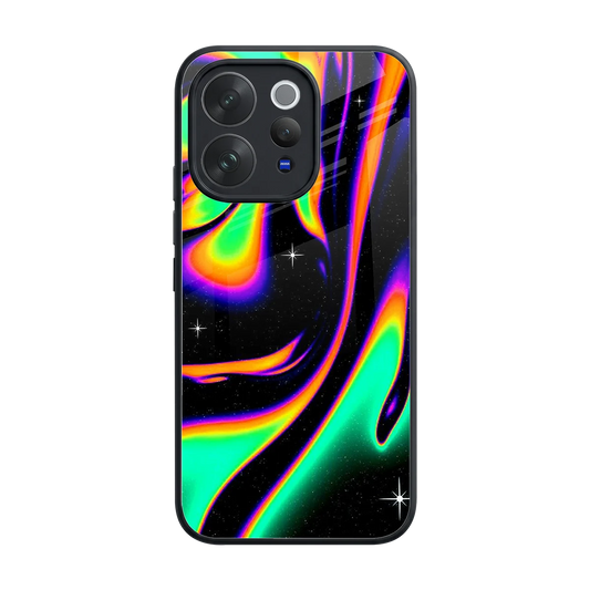 Cosmic Mirage back phone cover | glass case for vivo v70 elite