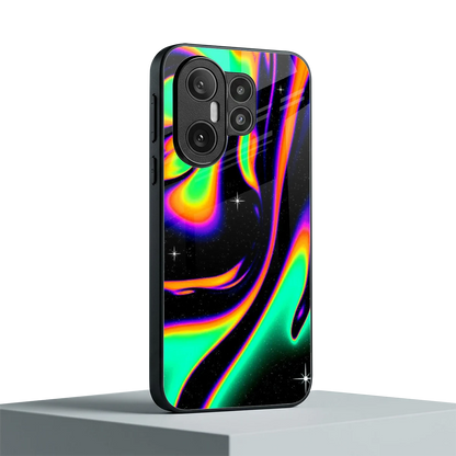 Cosmic Mirage vivo x200 fe mobile cover | shockproof glass phone case
