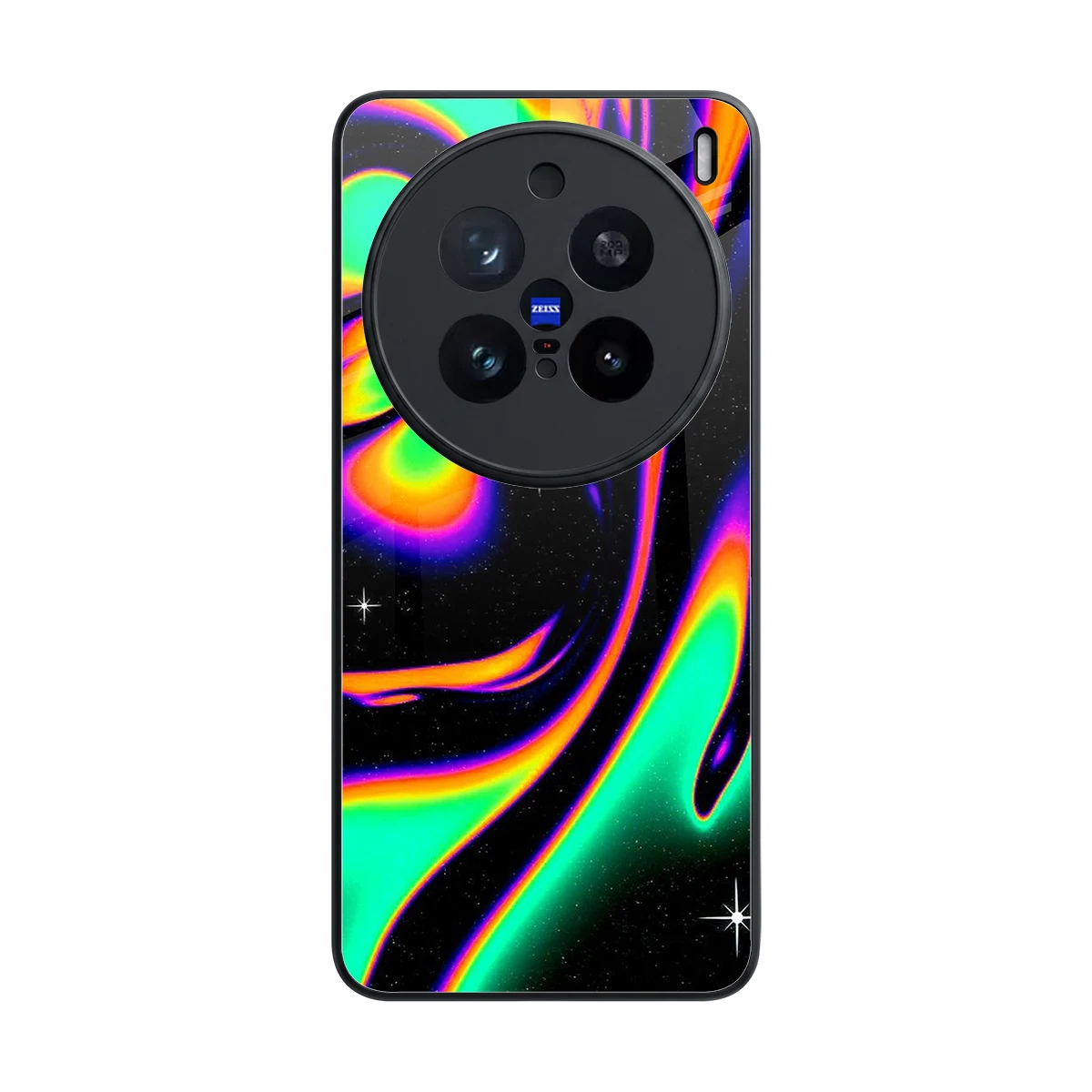 Cosmic Mirage back phone cover | glass case for vivo x200 pro