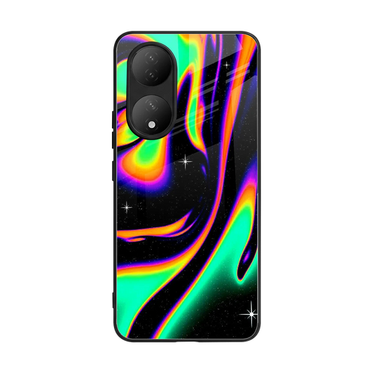 Cosmic Mirage back phone cover | glass case for Vivo-y100