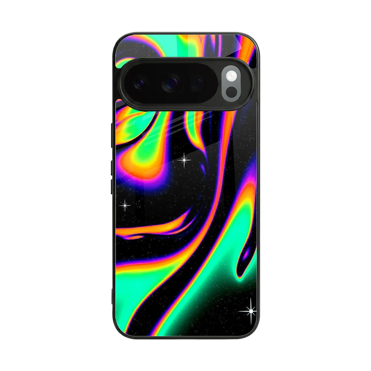 Cosmic Mirage back phone cover | glass case for google pixel 10 pro