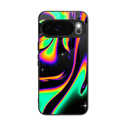 Cosmic Mirage back phone cover | glass case for google pixel 10 pro