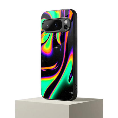 Cosmic Mirage google pixel 10 pro mobile cover | shockproof glass phone case