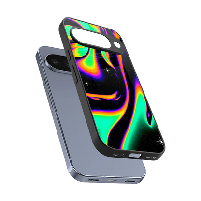 Cosmic Mirage sleek google pixel 10 cover with tempered glass back and TPU edges