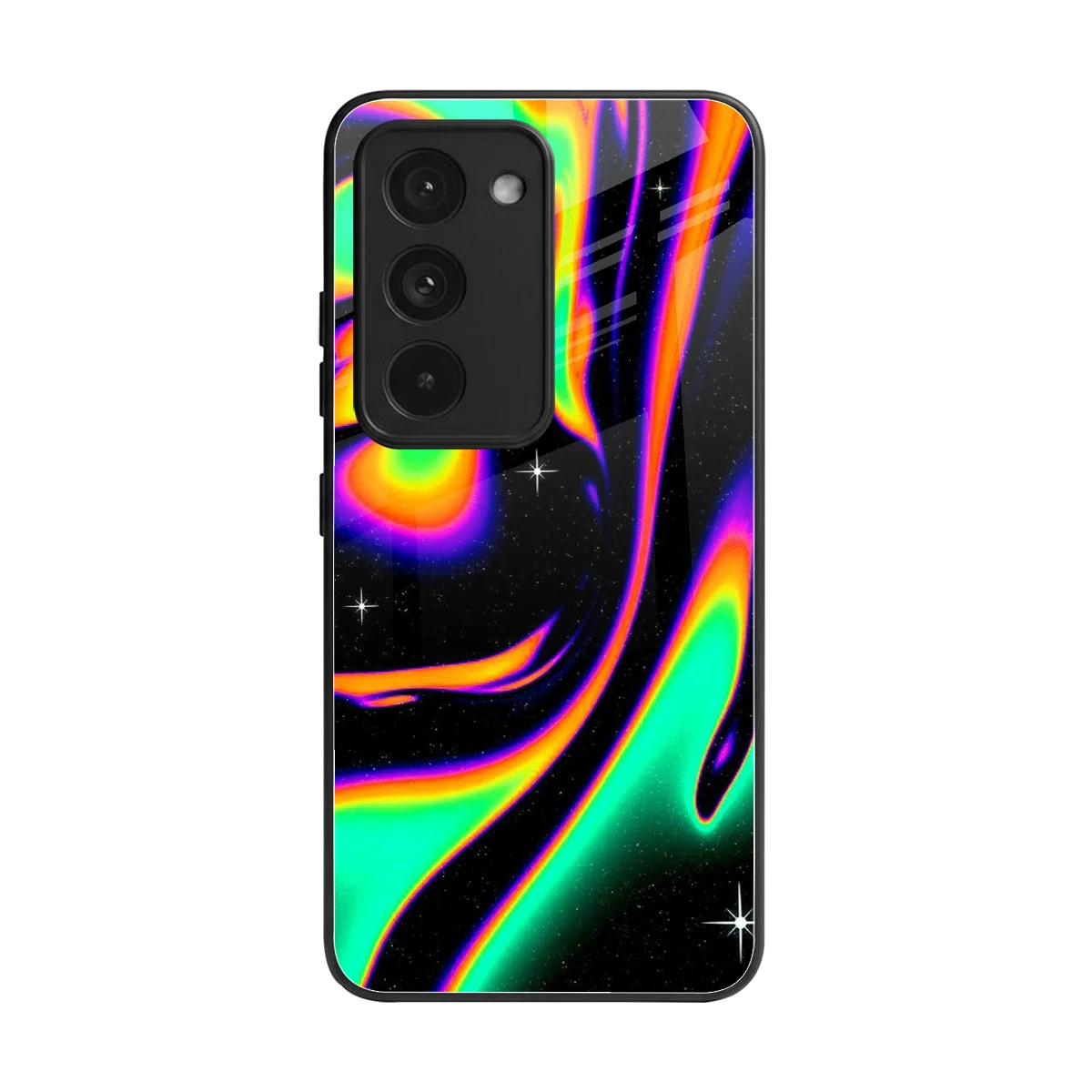 Cosmic Mirage back phone cover | glass case for redmi 15 5g