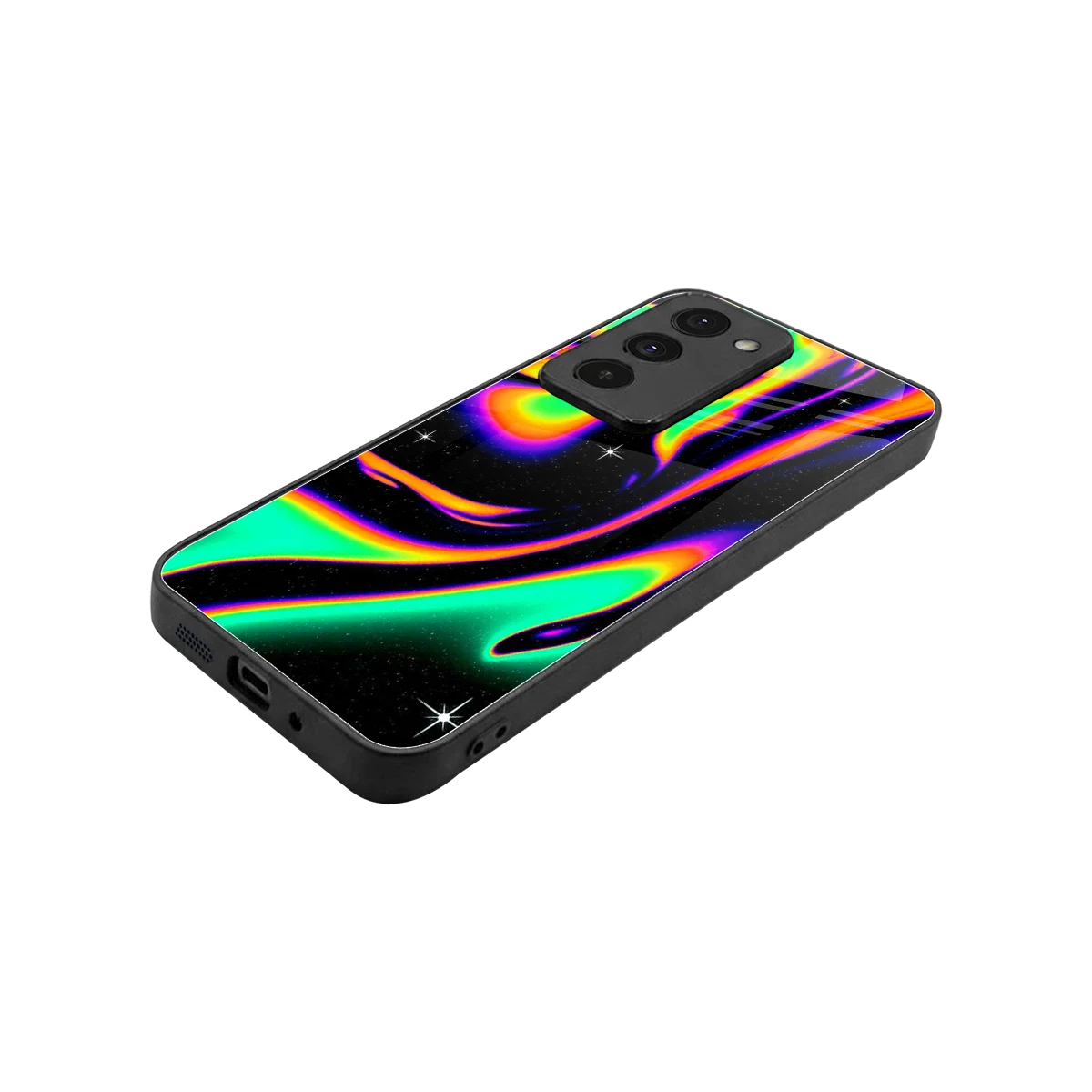 Cosmic Mirage stylish phone case for redmi 15 5g | glossy glass and slim fit
