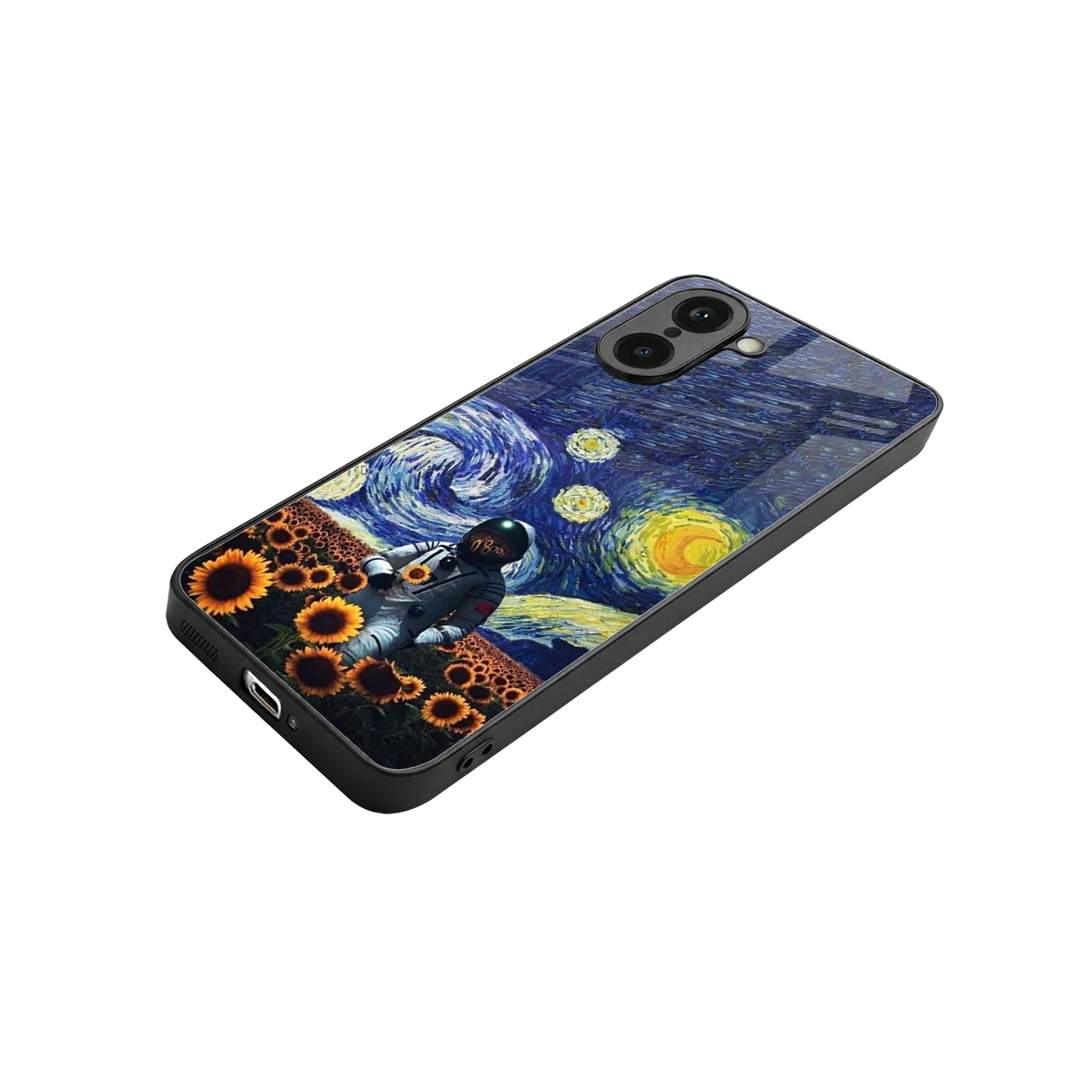 Cosmic Night stylish phone case for oneplus nord ce5 5g | glossy glass and slim fit