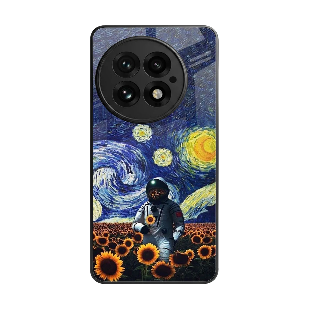 Cosmic Night back phone cover | glass case for oneplus 13