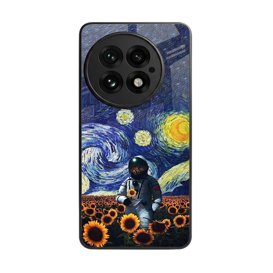 Cosmic Night back phone cover | glass case for oneplus 13