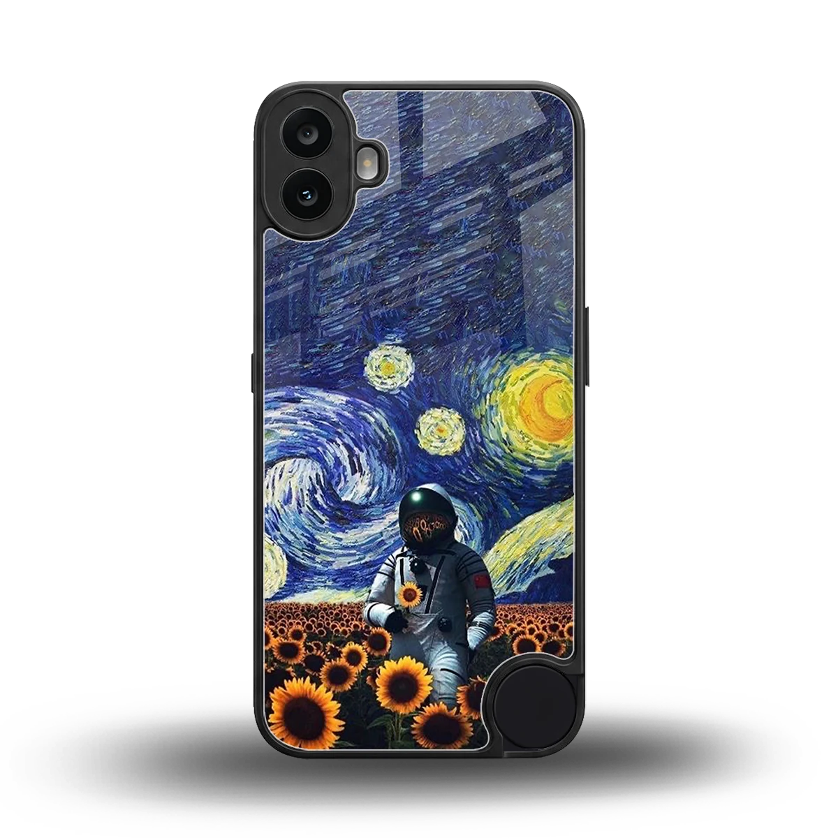 Cosmic Night back phone cover | glass case for cmf nothing phone 1