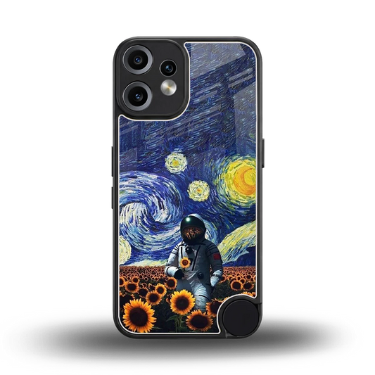Cosmic Night back phone cover | glass case for cmf nothing phone 2 pro