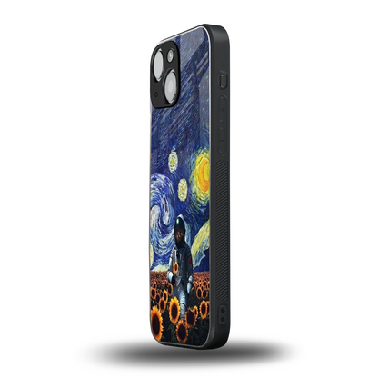 Cosmic Night iphone 13 mini mobile cover | shockproof glass phone case